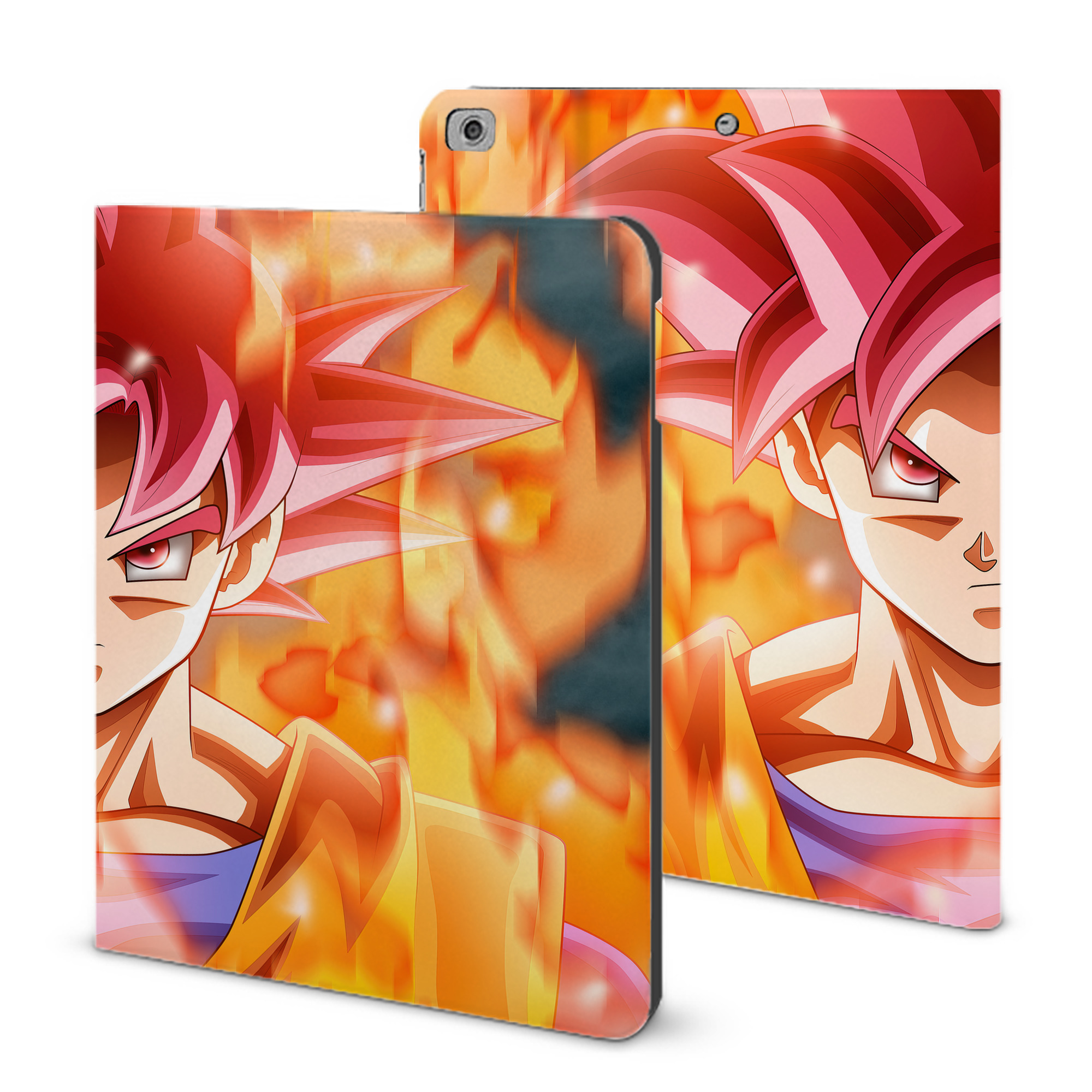 （画像用） ドラゴンボール DRAGON BALL IPad ケース ブック型 PUレザー TPU 耐衝撃 軽量 薄型 ペン収納なし 全面保護 IPad 各モデル対応